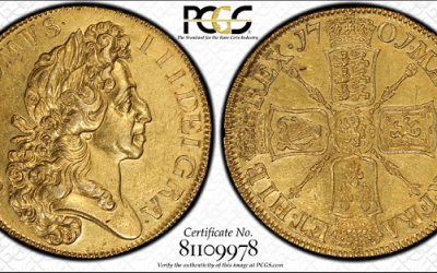 William III 5 Guineas British Coin