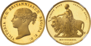 Una and The Lion 1839 coin